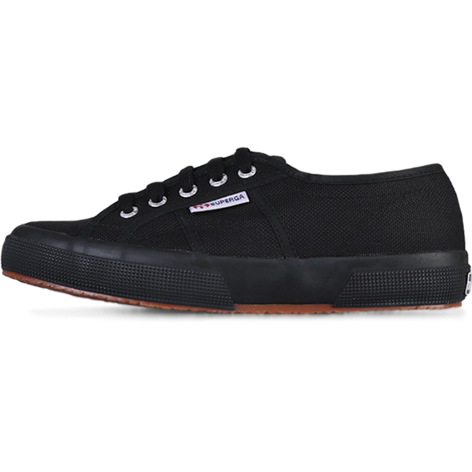 Superga black store gum sole