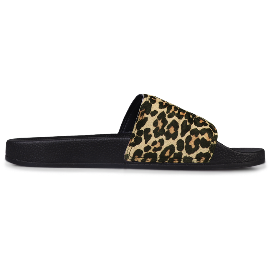 Superga store leopard slides