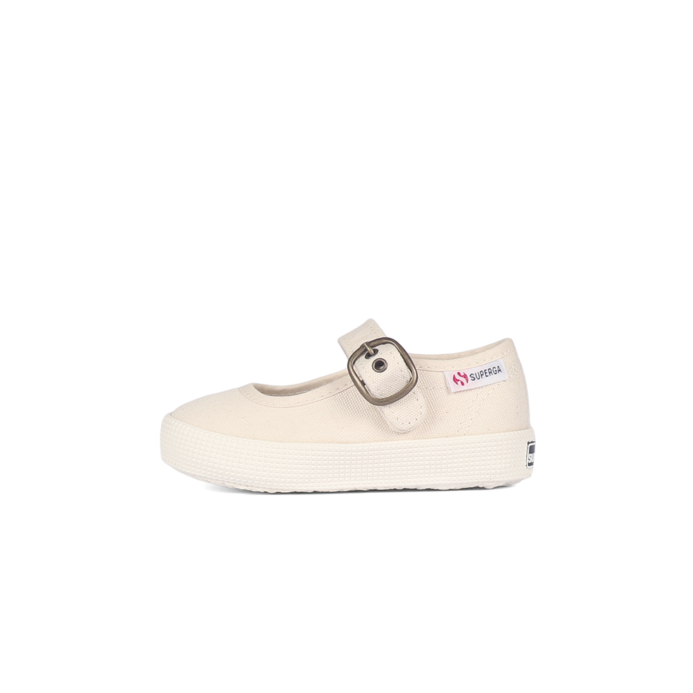 Superga 2452 Junior Mary Jane Beige Raw Full Avorio Superga Malaysia