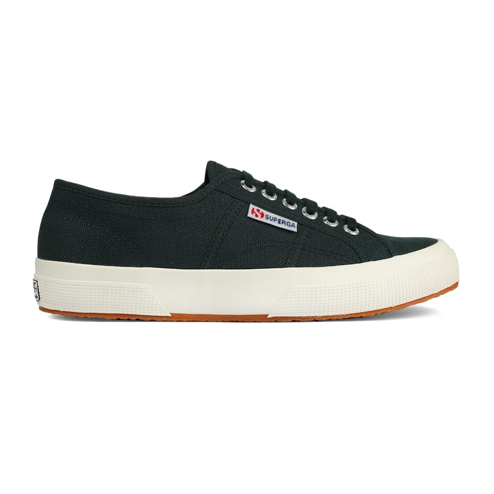 Superga Classic 2750 Green Dark Forest Full Avorio