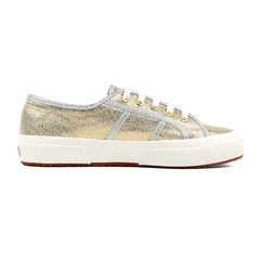 Superga 2750 Lamé Gold Grey Silver Lining