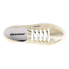 Superga 2750 Lamé Gold Grey Silver Lining