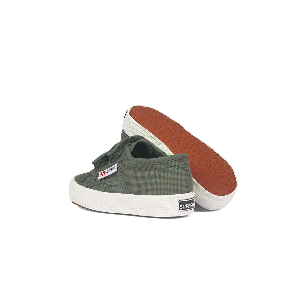 Superga Junior Strap Grey Greenish