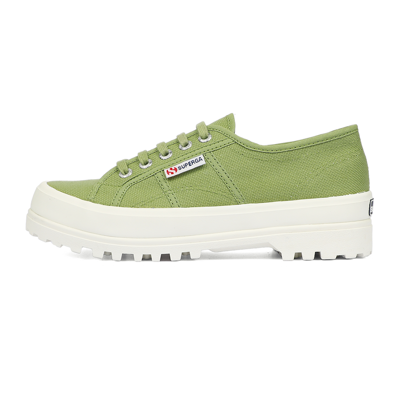 Superga 2555 Alpina Green Salvia Full Avorio