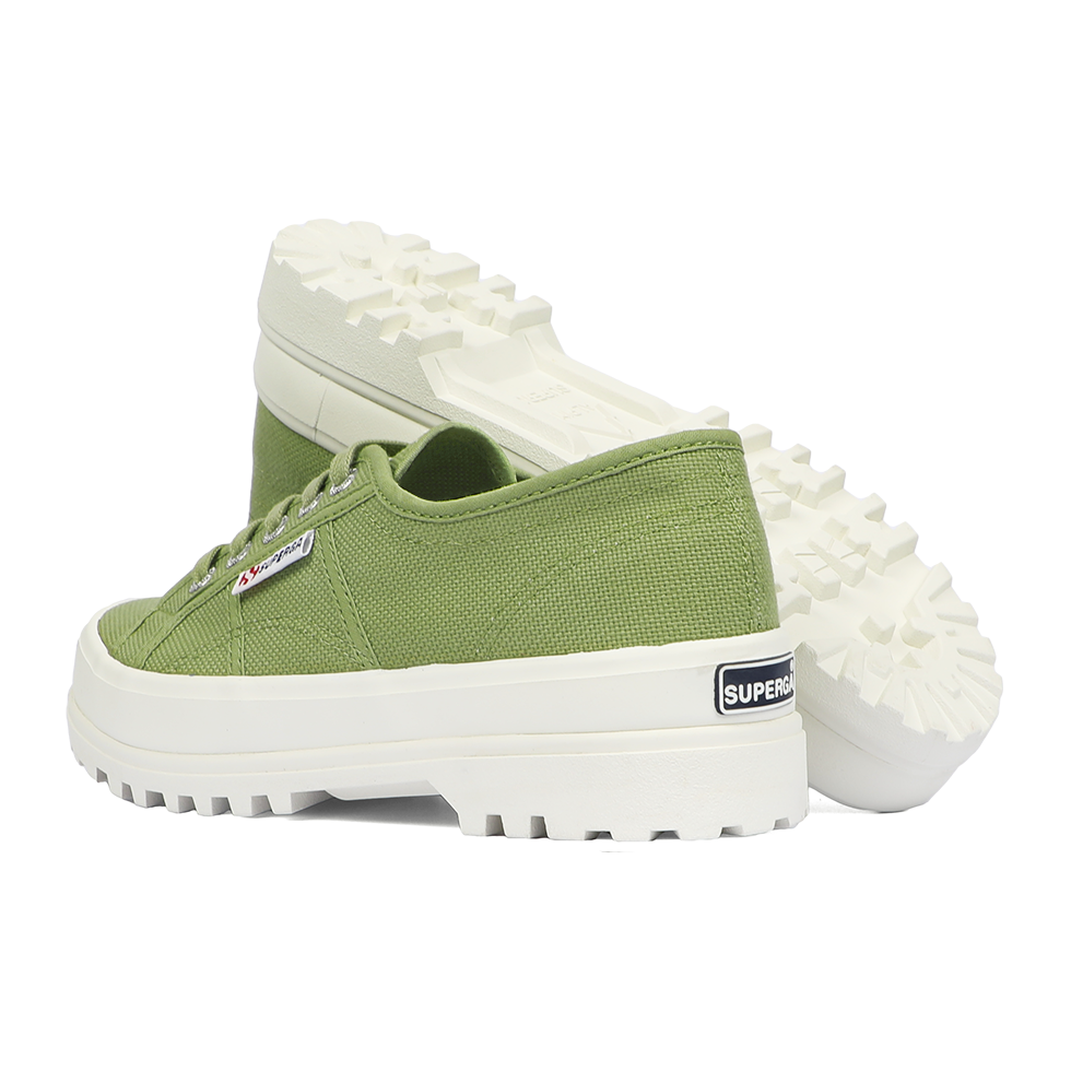 Superga 2555 Alpina Green Salvia Full Avorio