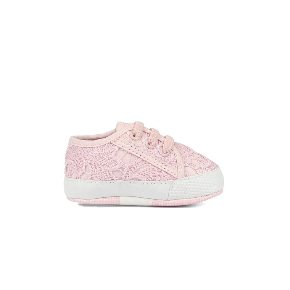 Superga 4006 Macrame Baby Pink Ish Full Avorio