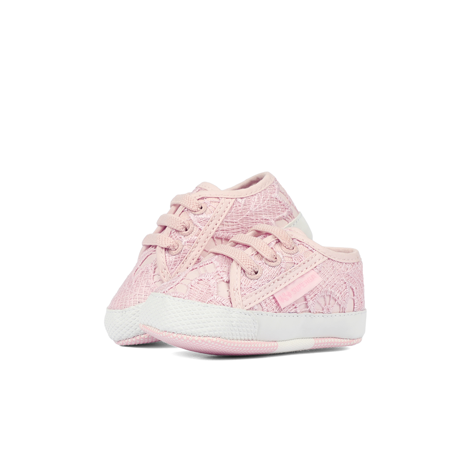 Superga 4006 Macrame Baby Pink Ish Full Avorio