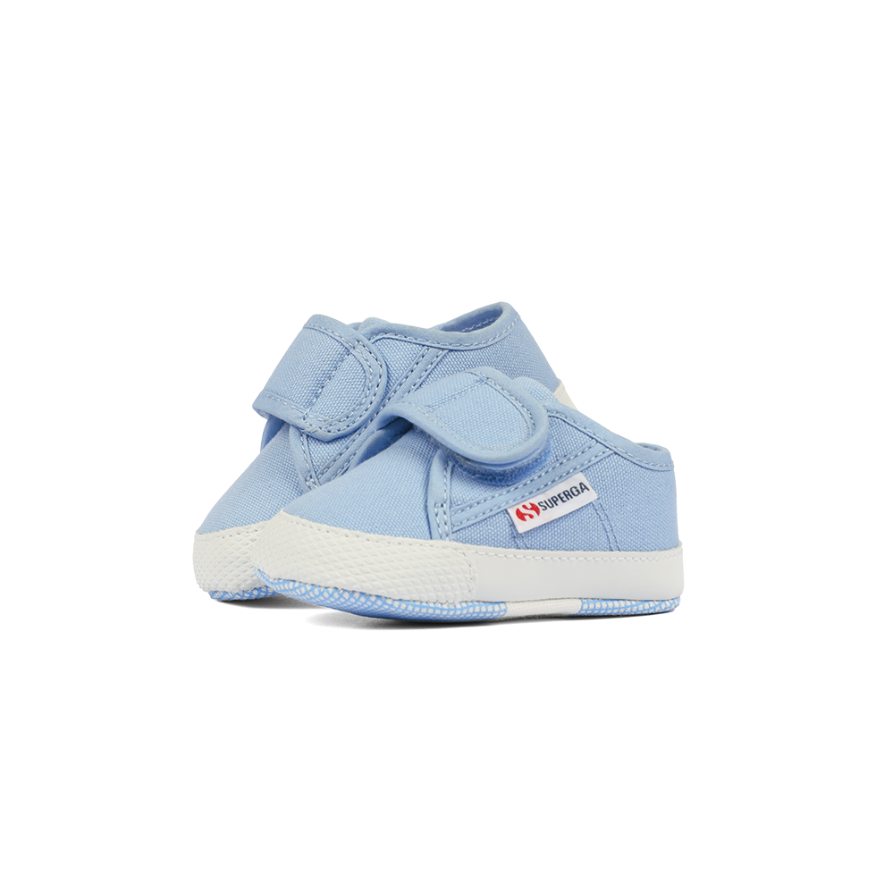 Superga 4006 Baby Strap Azure Summery Sky White Avorio