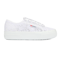 Superga 2740 Flower Macrame Total White