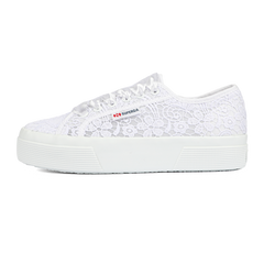 Superga 2740 Flower Macrame Total White