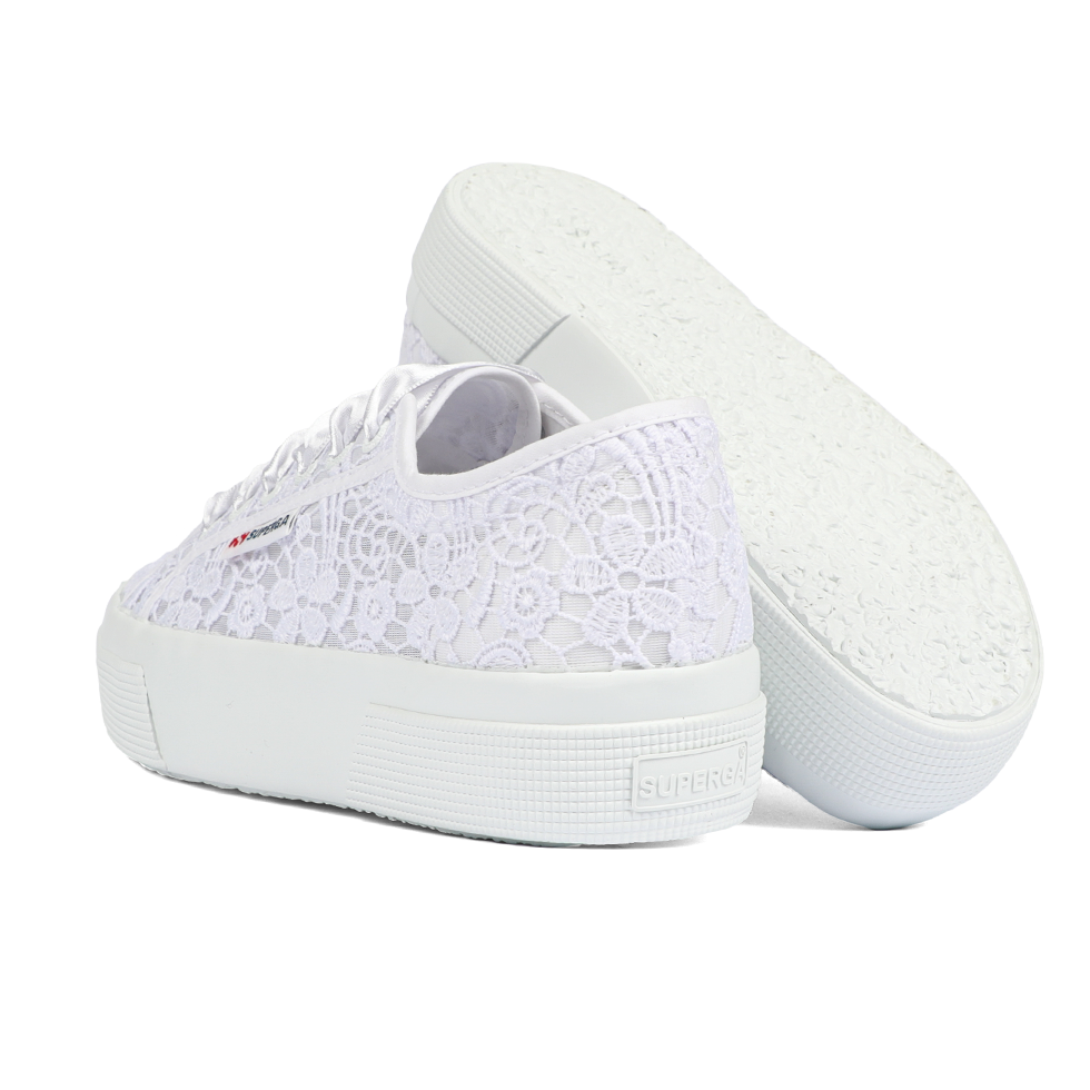 Superga 2740 Flower Macrame Total White