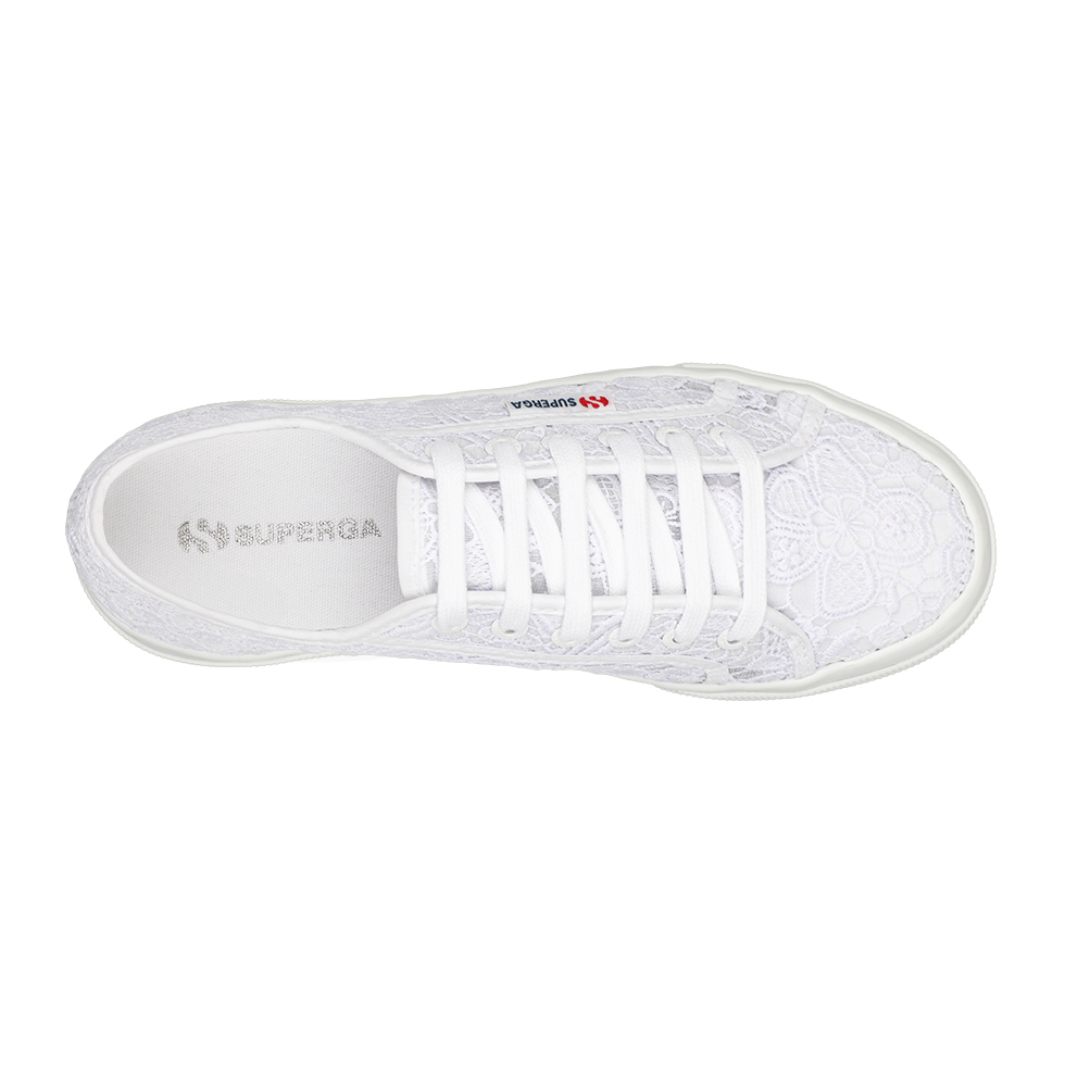 Superga 2740 Flower Macrame Total White