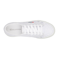 Superga 2740 Flower Macrame Total White