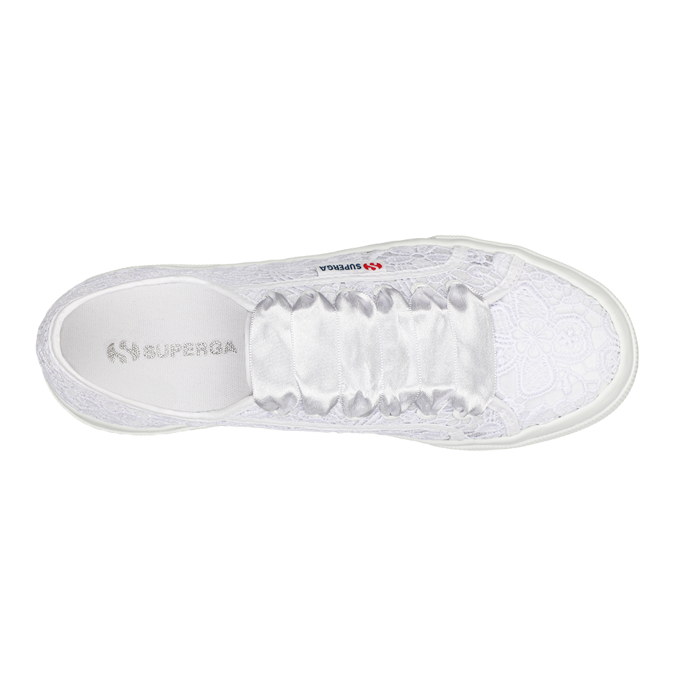 Superga 2740 Flower Macrame Total White