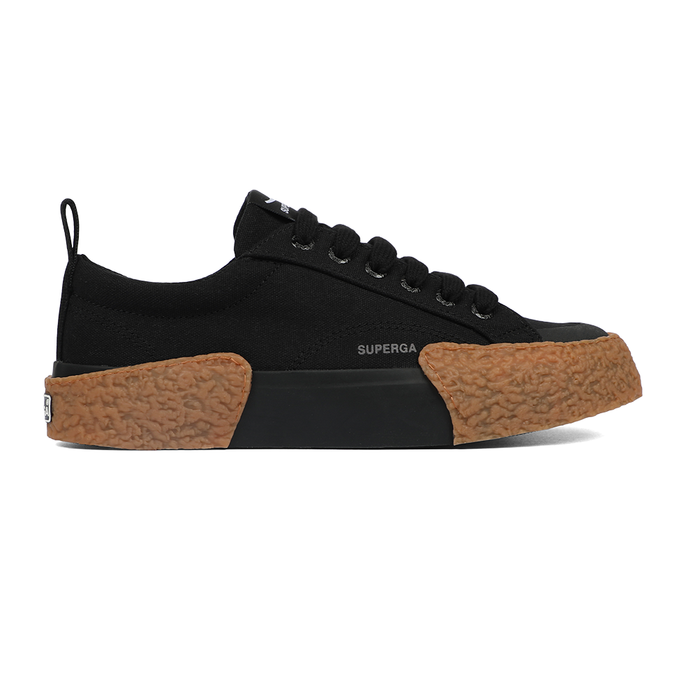 Superga 2660 Stripe Big Bumpers Black Gum