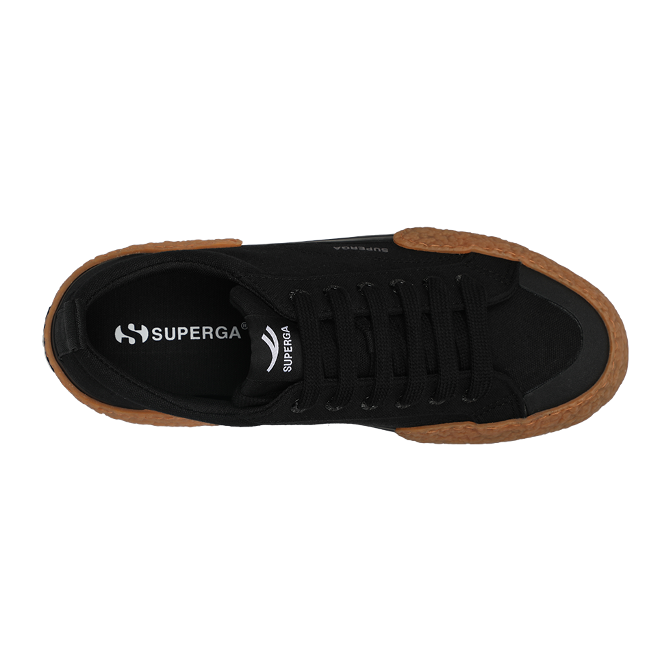 Superga 2660 Stripe Big Bumpers Black Gum