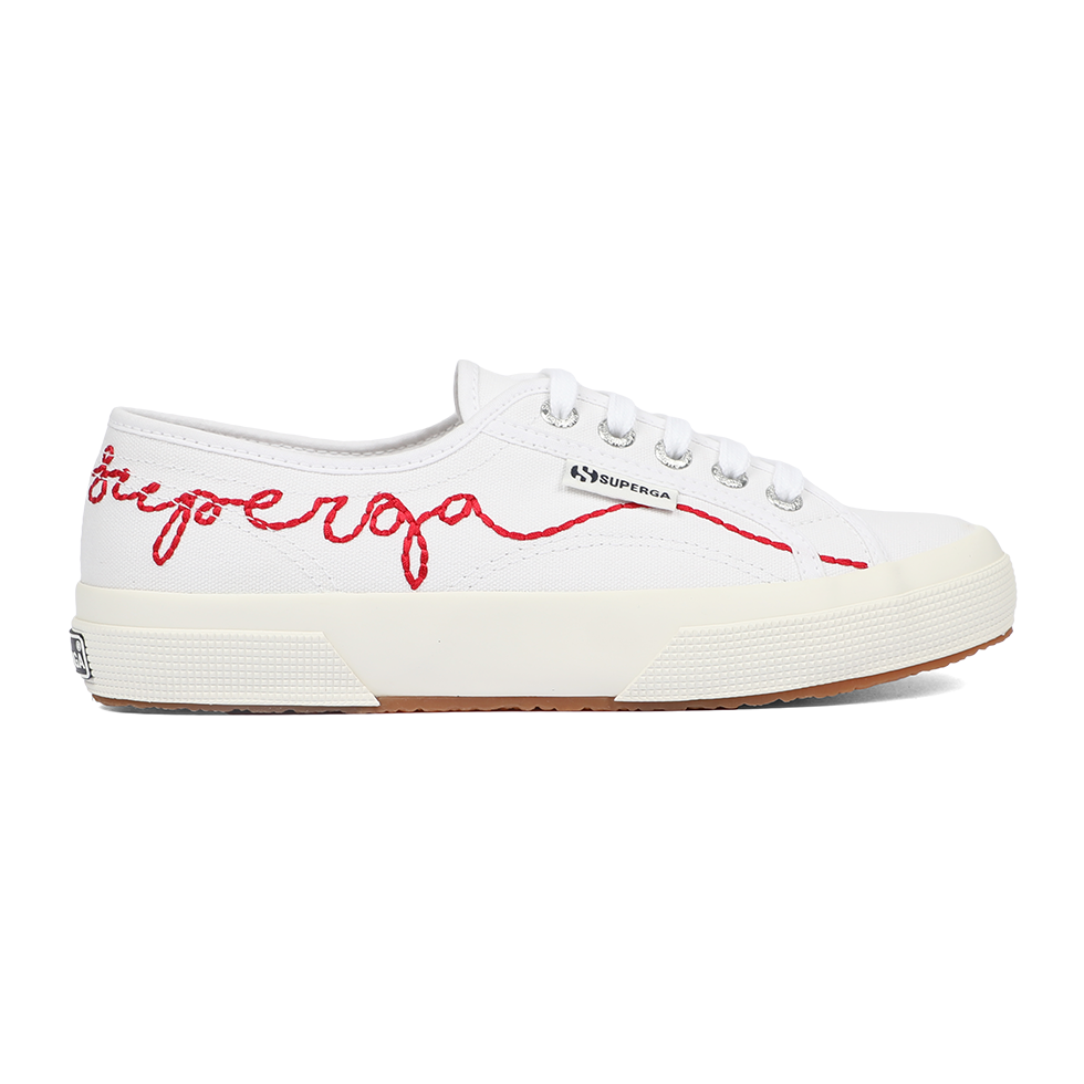 Superga 2750 Red Embroidery