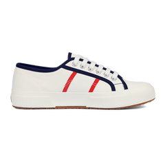 Superga 2750 Colourblocking White Avorio Navy Red