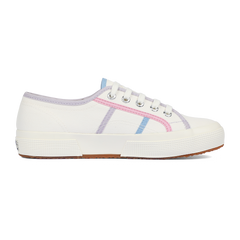 Superga 2750 Colourblocking White Avorio Pink Blue Light