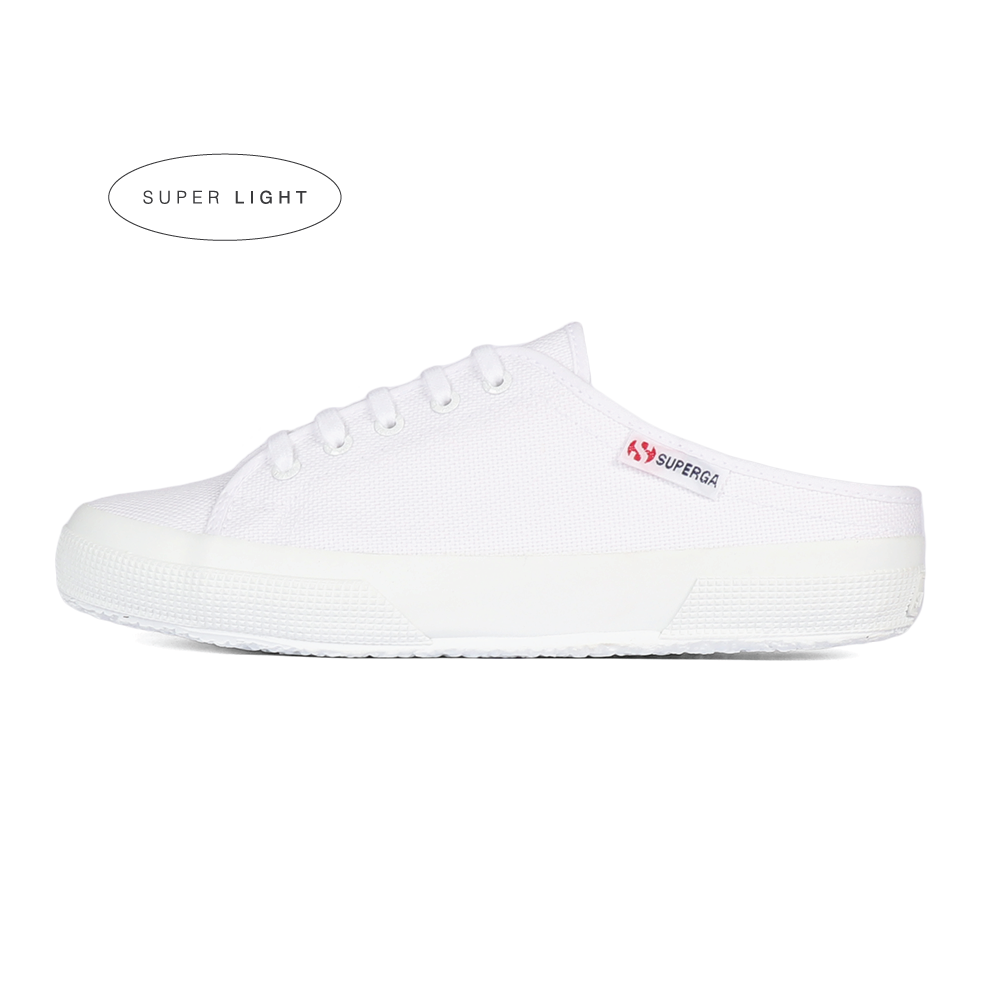 Superga 2401 Nude Mule White