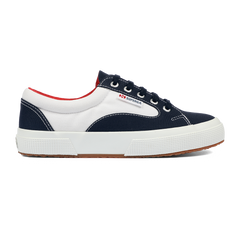 Superga 2750 Blocks White Navy Red