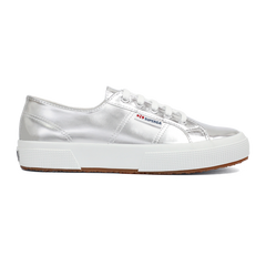 Superga 2750 Mirror Faux Leather Silver