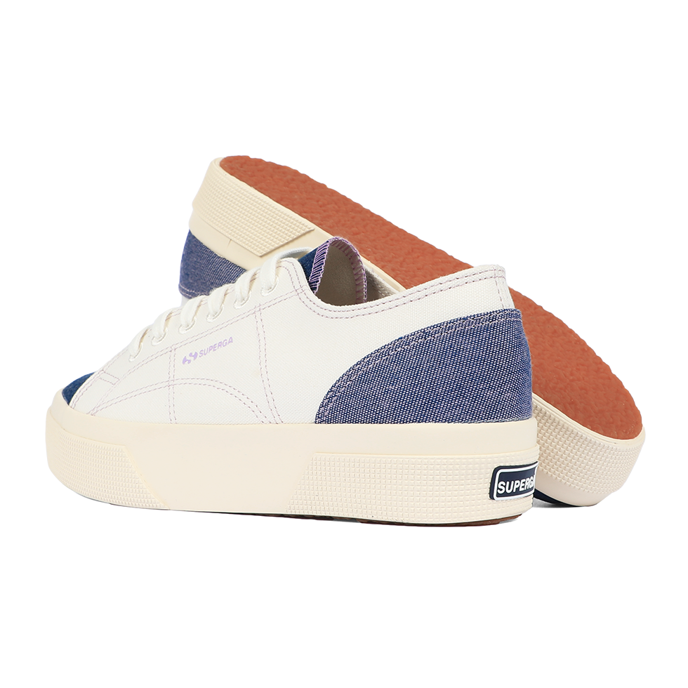 Superga 2740 Platform Reverse Denim Blue Violet