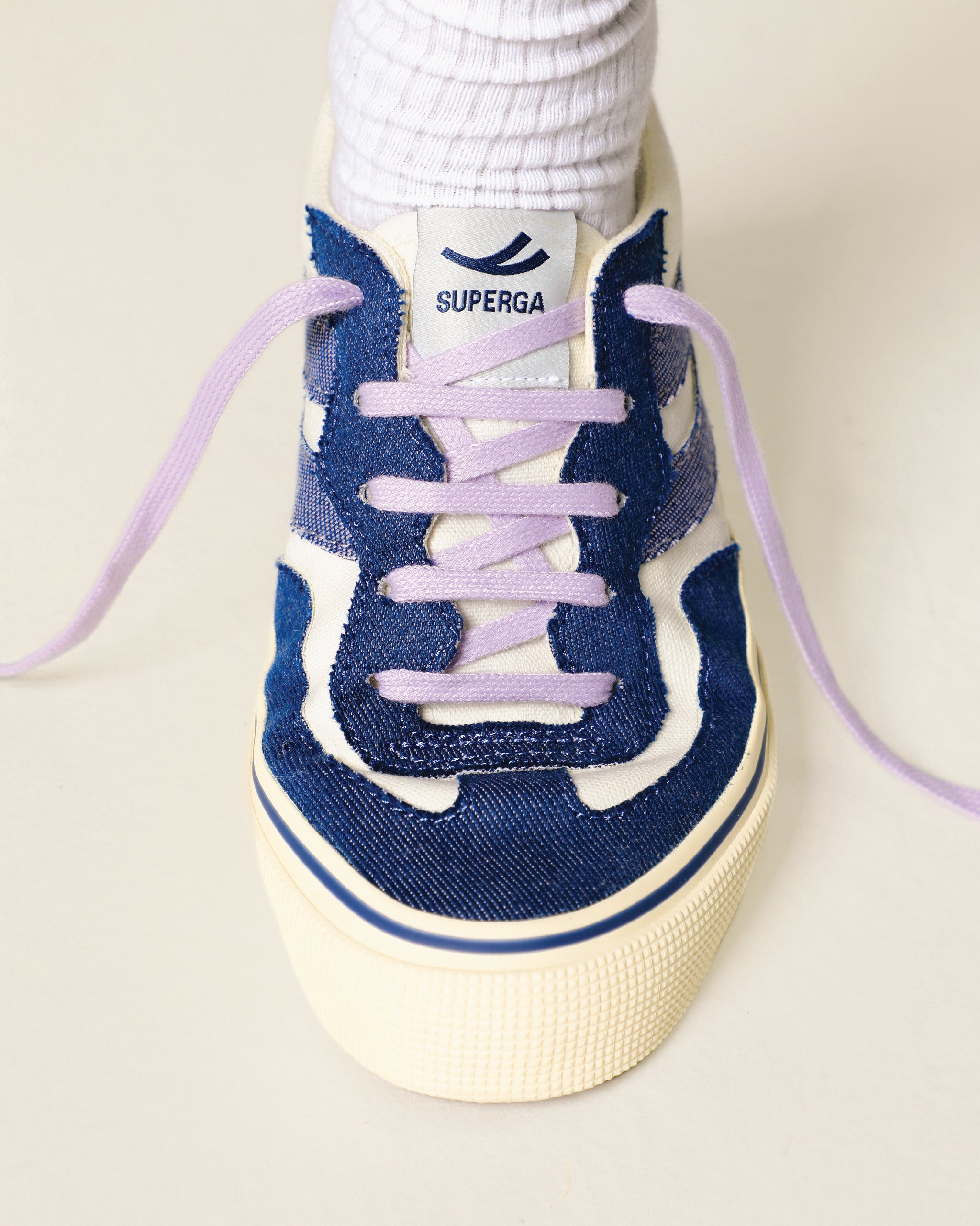 Superga 2941 Revolley Reverse Denim Blue Violet