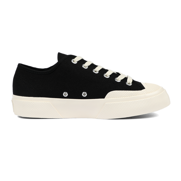 Artifact by Superga 2432 Collect Workwear Low Cut Cotton Canvas Black Off White