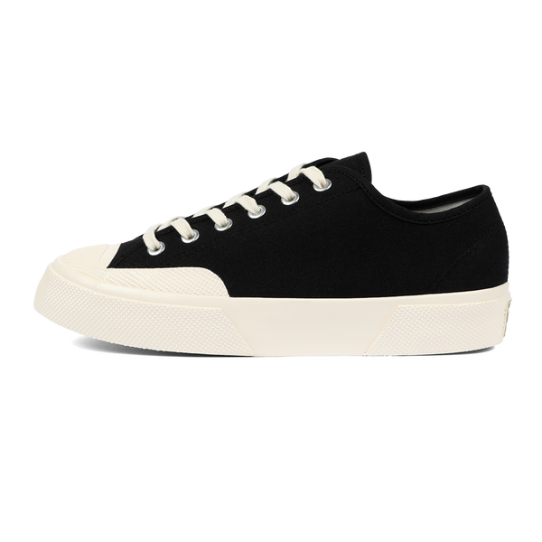 Artifact by Superga 2432 Collect Workwear Low Cut Cotton Canvas Black Off White