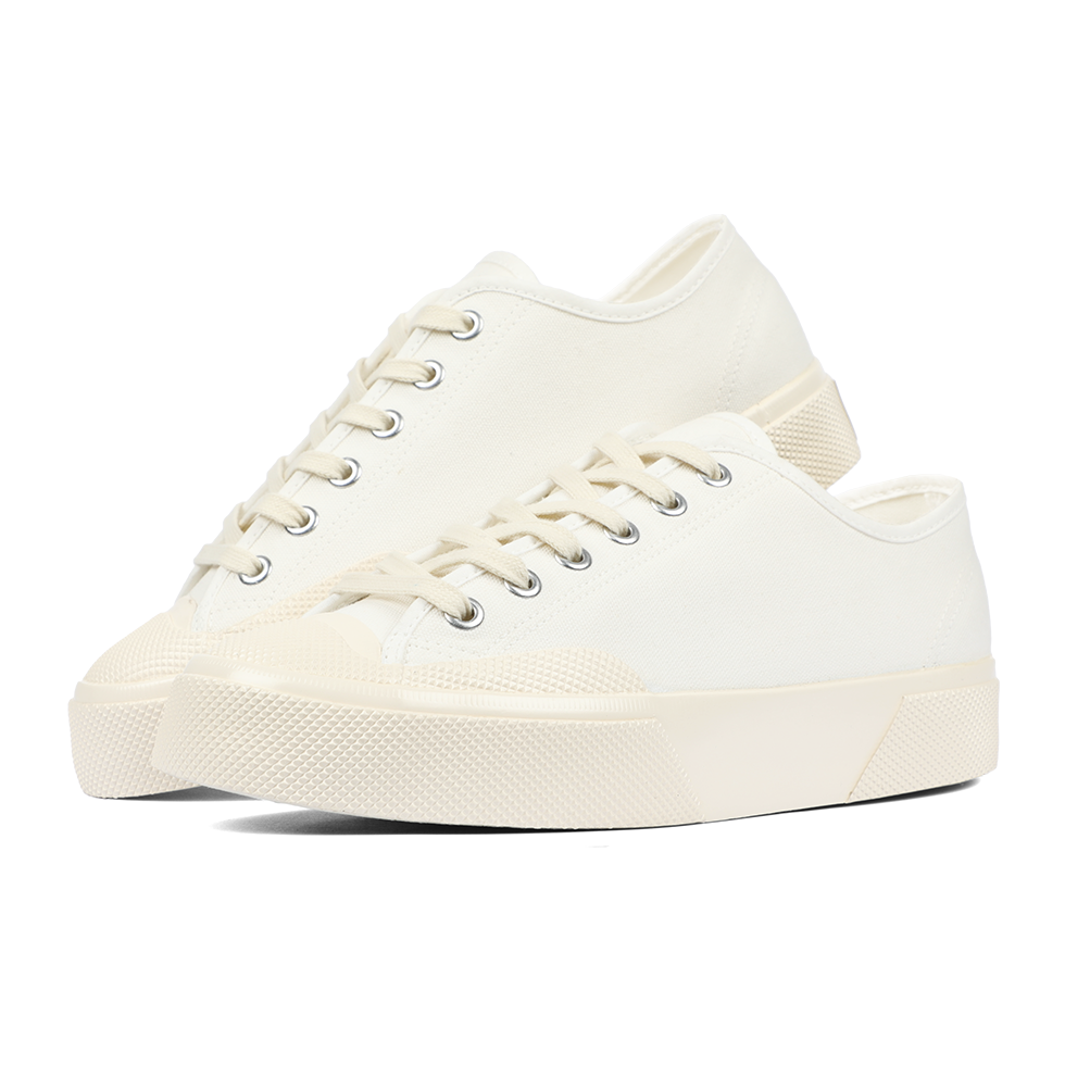 Artifact by Superga 2432 Collect Workwear Low Cut Cotton Canvas White