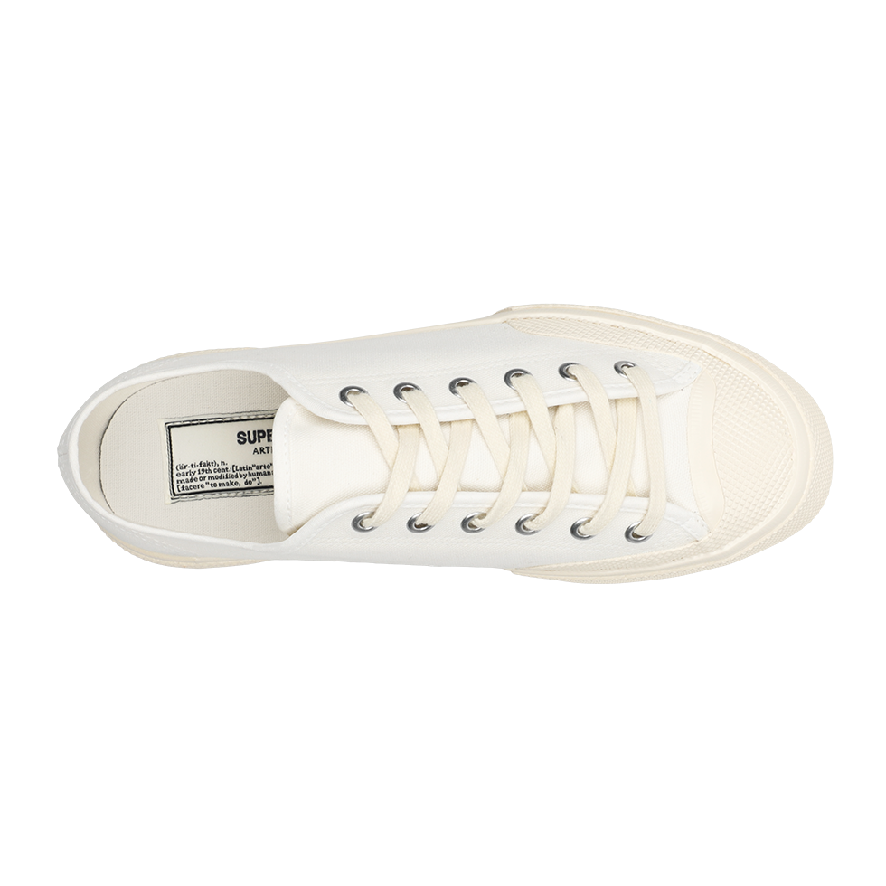 Artifact by Superga 2432 Collect Workwear Low Cut Cotton Canvas White