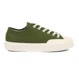 Artifact by Superga 2432 Collect Workwear Low Cut Cotton Canvas Green Off White