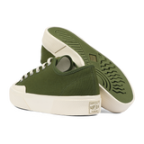 Artifact by Superga 2432 Collect Workwear Low Cut Cotton Canvas Green Off White