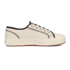 Superga 2294 Drill Overlock Stitching Raw Off White