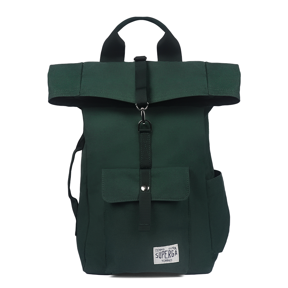 Superga Squared Backpack Green Dark Forest