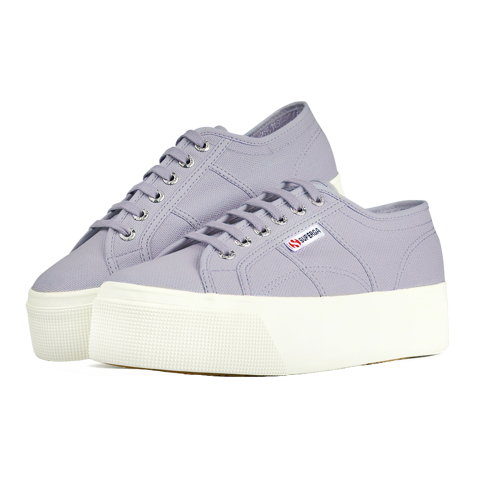 Superga 2790 Flatform Violet Light Full Avorio