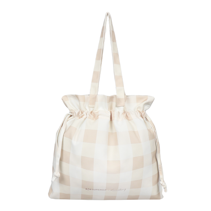 Superga X Drea Chong Drawstring Bag Beige