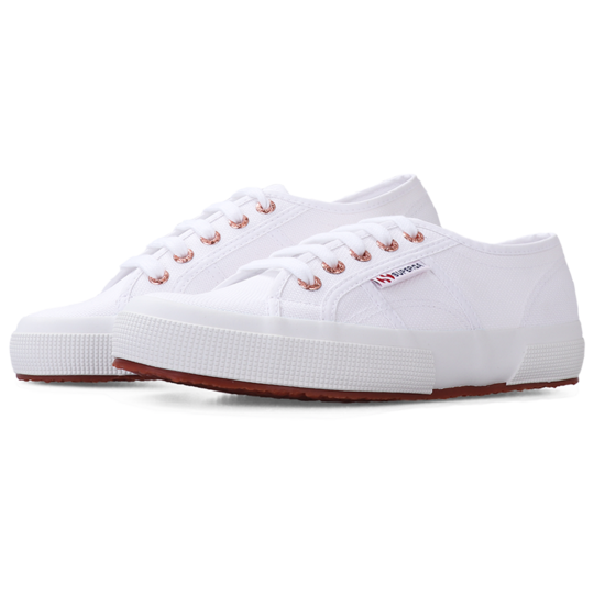 Superga Classic 2750 White-Rose Gold