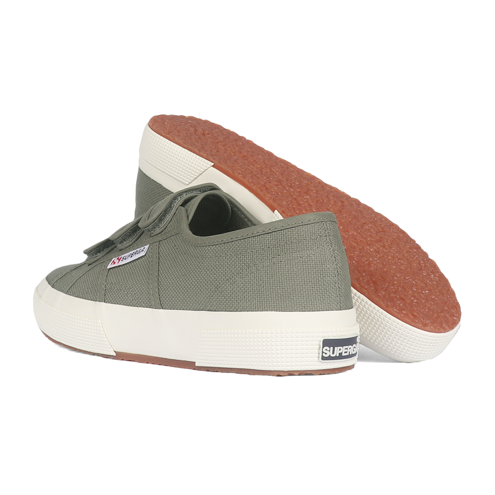 Superga Strap Green Safari Full Avorio