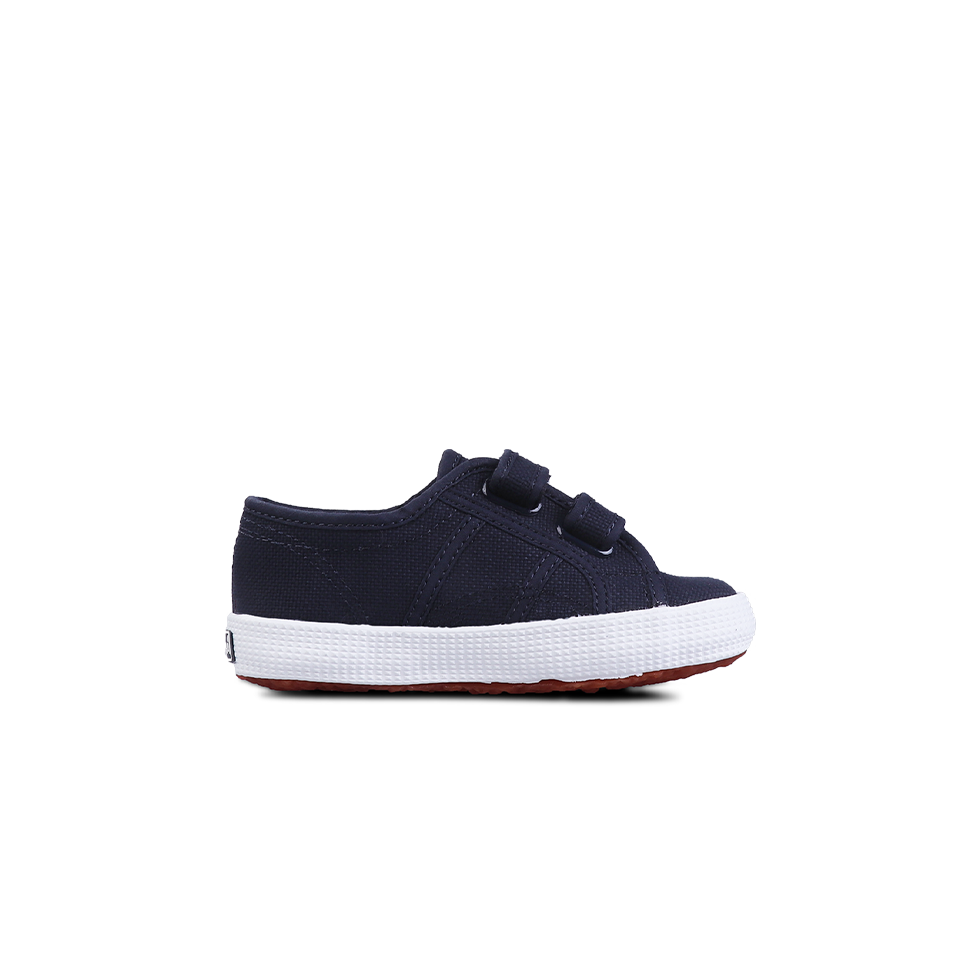 Superga Junior Strap Navy-Full White