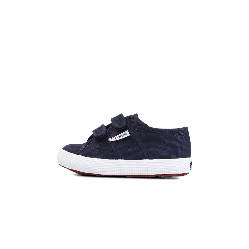 Superga Junior Strap Navy-Full White