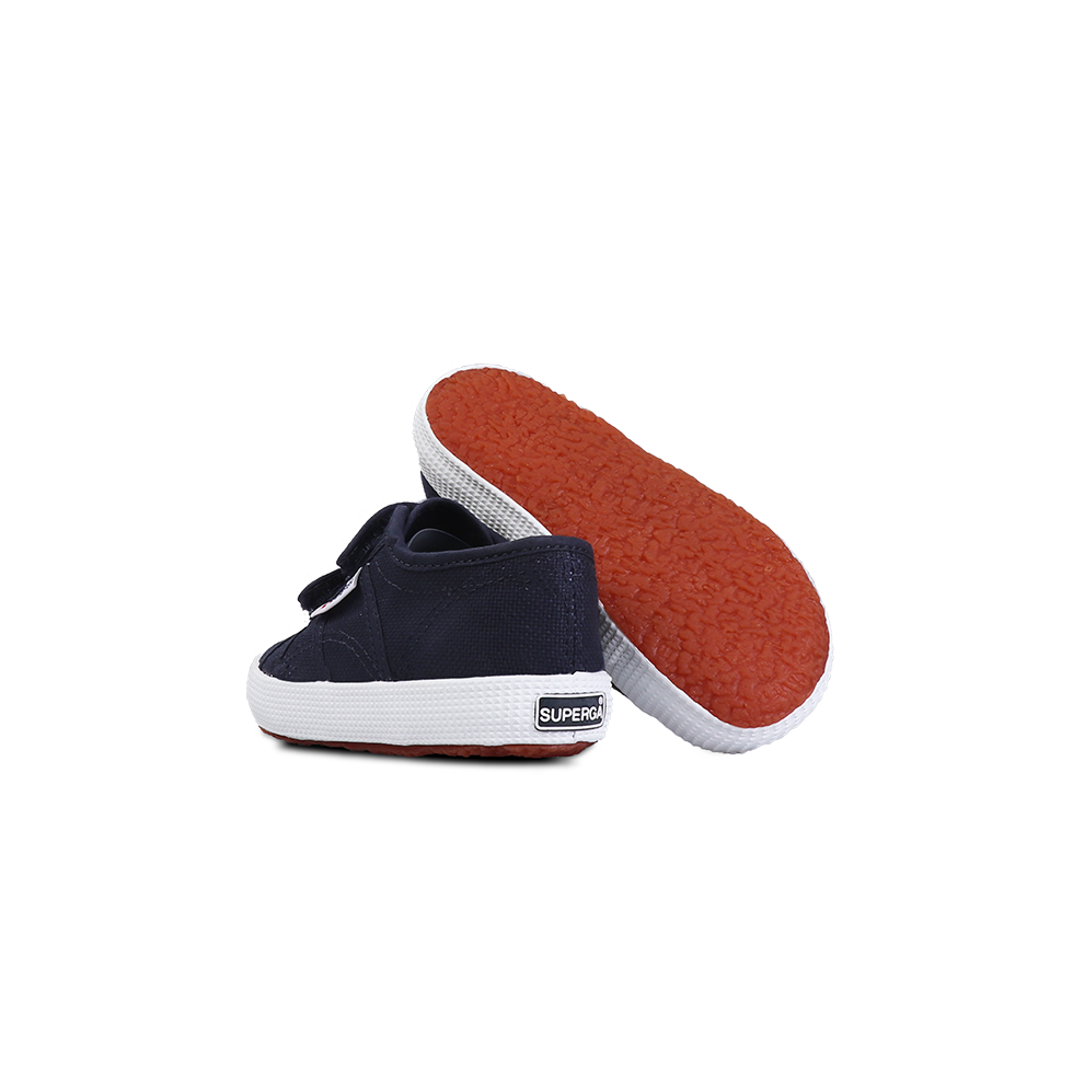 Superga Junior Strap Navy-Full White