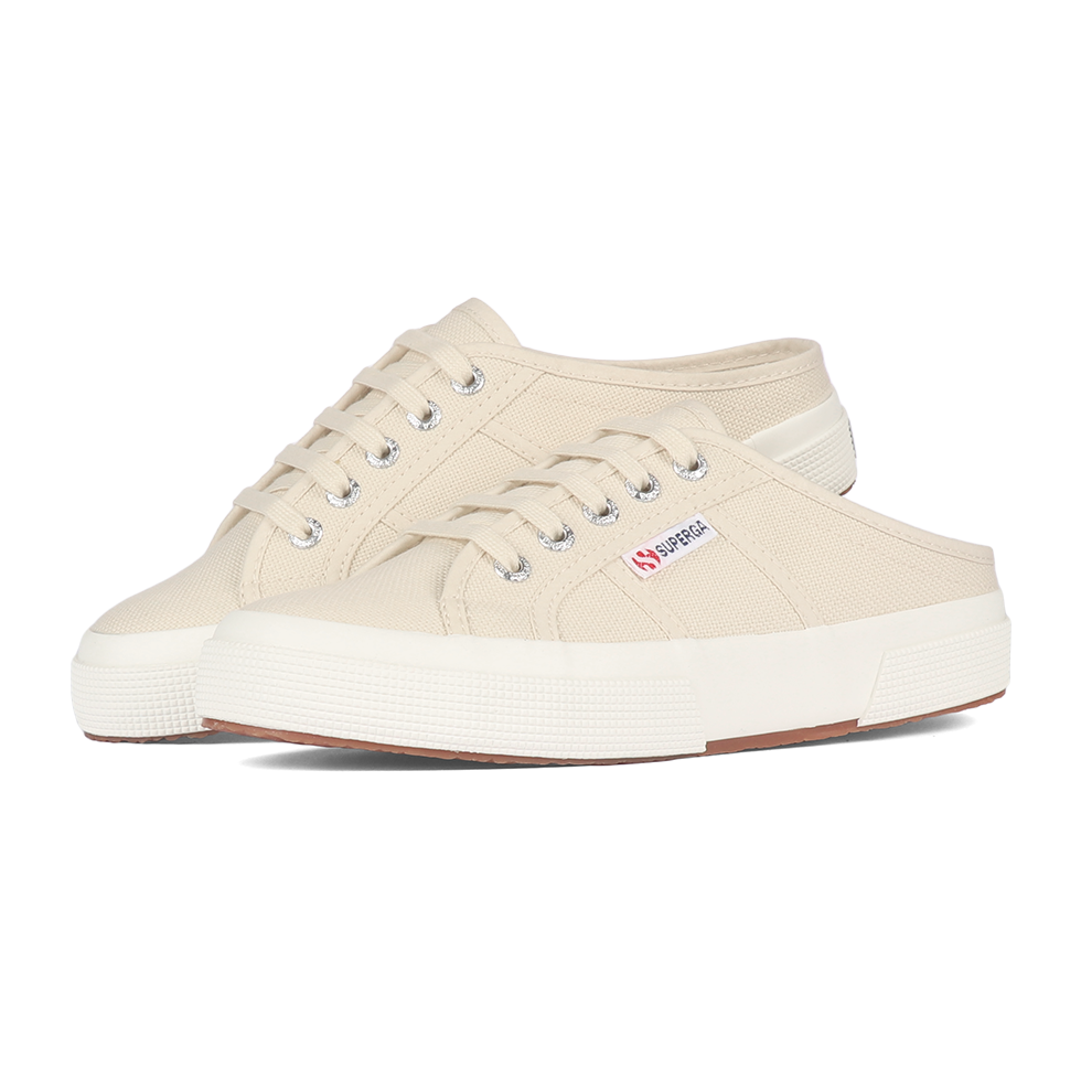 Superga 2402 Mule Beige Light Eggshell Full Avorio