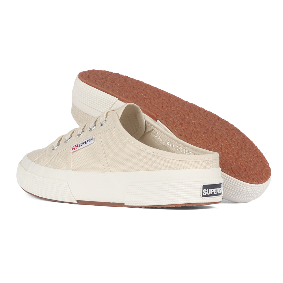 Superga 2402 Mule Beige Light Eggshell Full Avorio