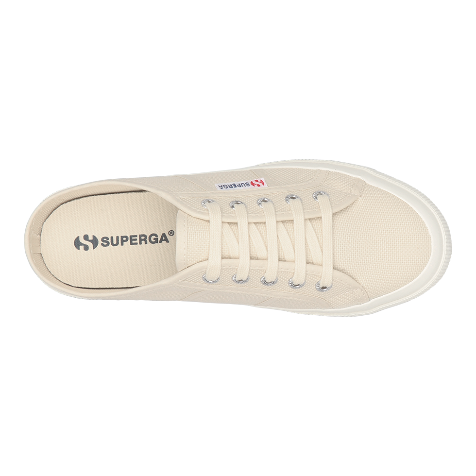 Superga 2402 Mule Beige Light Eggshell Full Avorio