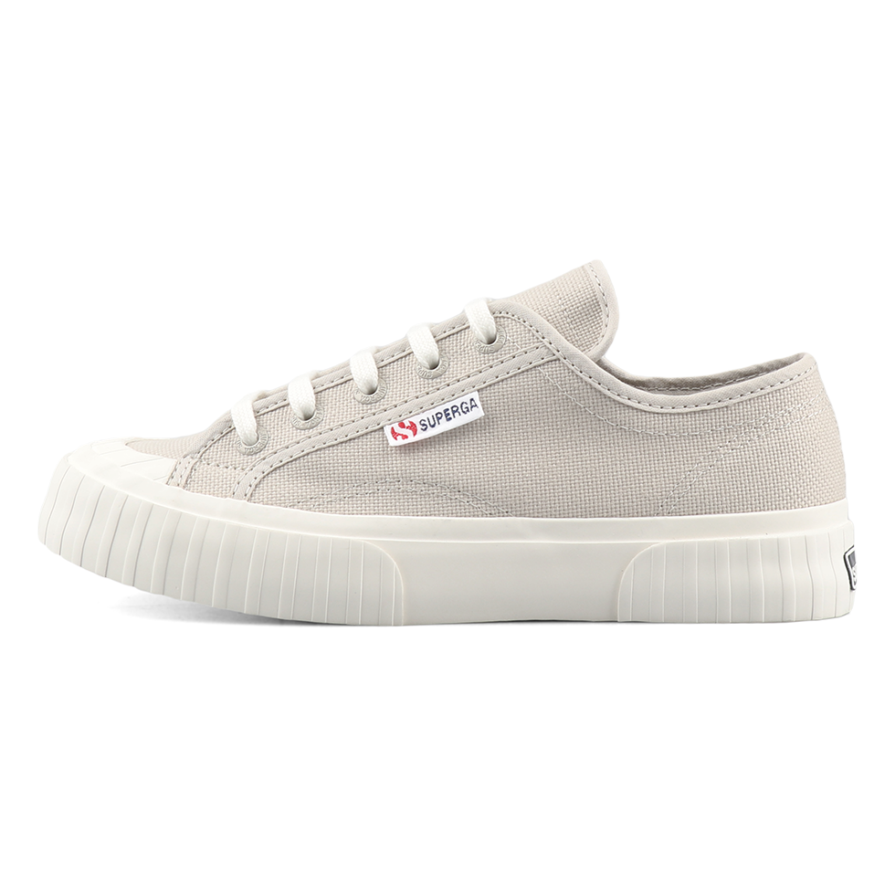 Superga 2630 Stripe Grey Sand Full Avorio