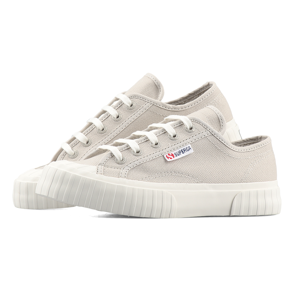 Superga 2630 Stripe Grey Sand Full Avorio