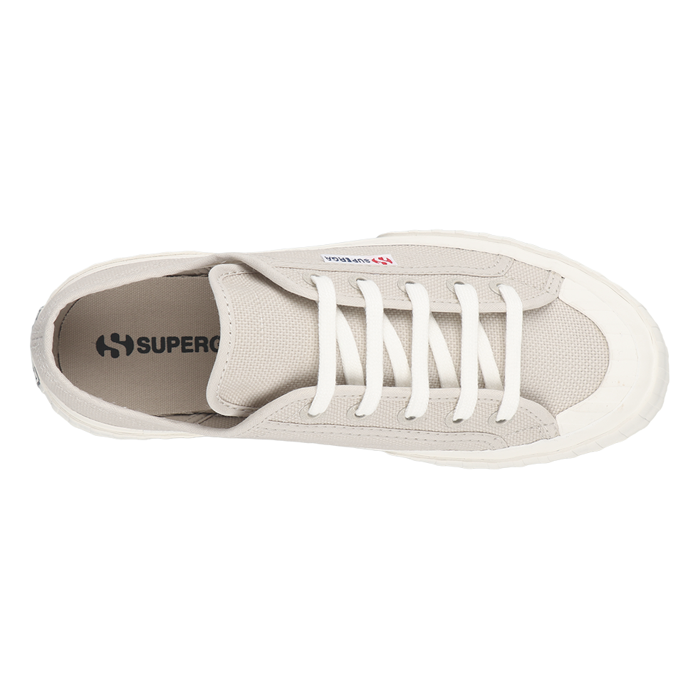 Superga 2630 Stripe Grey Sand Full Avorio