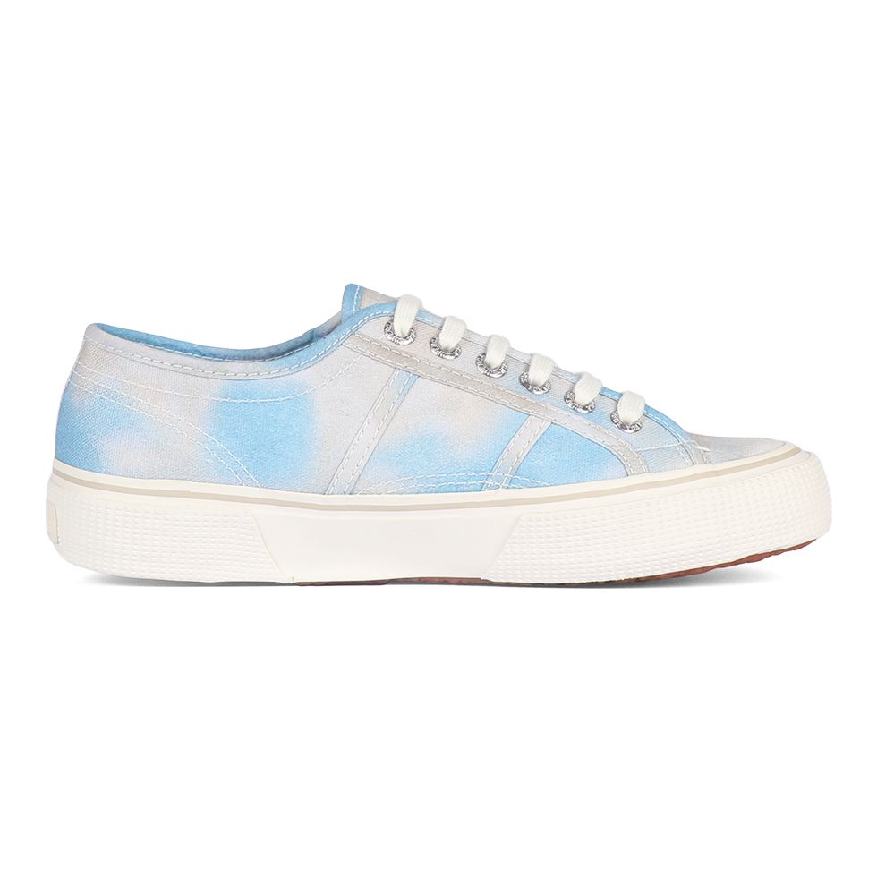 Superga 2490 Bold Tie Dye Blue Light Tan